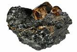 Fluorescent Zircon Crystals in Biotite Schist - Norway #175867-1